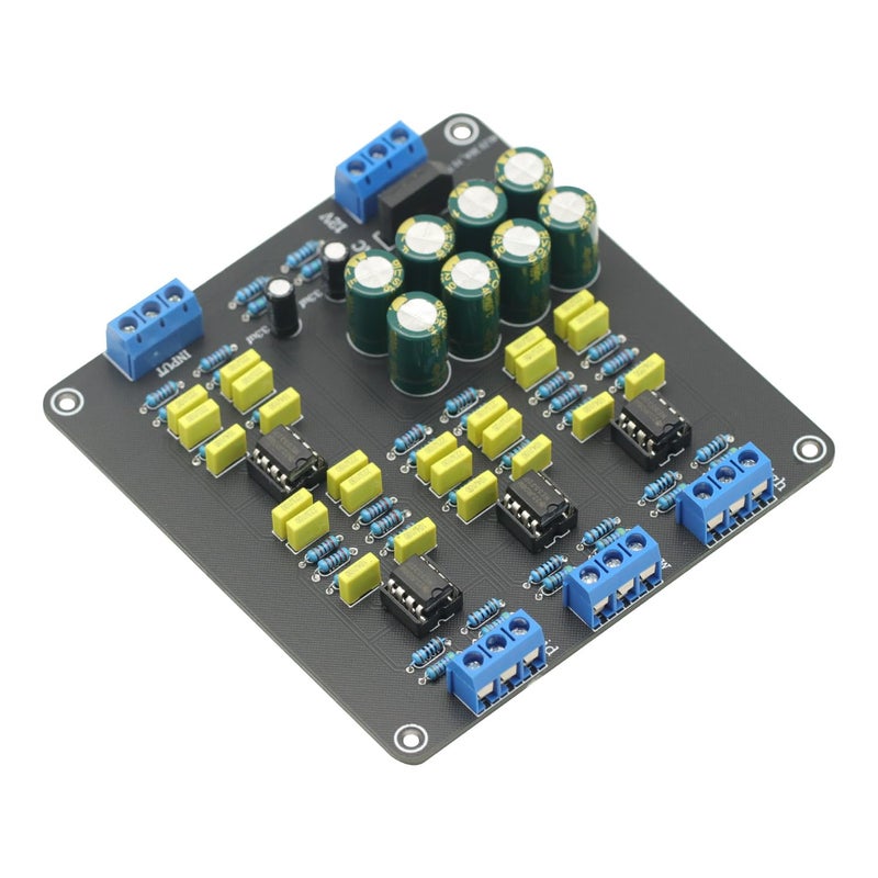 GODIYMODULES فلتر إلكتروني متقاطع 2.0 ستيريو ثنائي القناة AC 12V NE5532 عالي/متوسط/منخفض 3-طرق 328hz-3288hz - Image 1